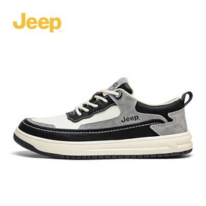 JEEP 지프 남성 데일리 캐주얼 빈티지 소가죽 운동화 아웃도어 미끄럼방지 스니커즈 2colo