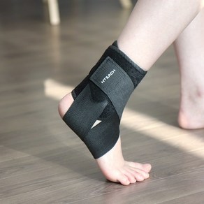 혁선생 발목보호대 신축성 발목아대 Ankle H-02, Black, 1개