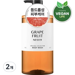 해피바스 오리지널 컬렉션 자몽 바디워시, 910g, 2개