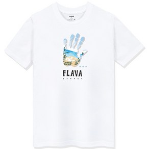 FLAVA Beach Palm 반팔 티셔츠 남녀공용 남자 남성 면티 빅사이즈 반팔