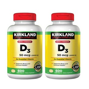 Kirkland 비타민 D3 2000 (600소프트젤)