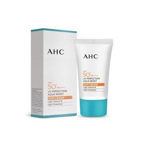 AHC 선크림 uv퍼펙션 아쿠아 모이스트 SPF50+ PA++++, 50ml, 2개