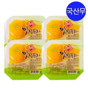 대창 맛단무지 300g, 4개