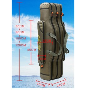 [해외 직송]뉴타임즈11 낚시가방 낚싯대가방 바다낚시가방 XT15 A22, 08 120cm 3층