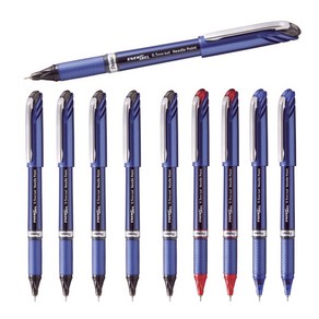 Pentel 에너겔 BL27 0.7mm 메탈팁 BLN25 0.5mm 니들팁 볼펜 블랙/블루/레드 세트