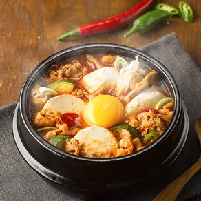 프레시지 우삼겹 순두부찌개 냉장 밀키트 (2인분)