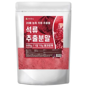 건강중심 20배 석류 추출 분말, 500g, 1개