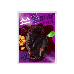 [랭킹닭컴] 맛있닭 소스 통 닭가슴살 블랙소이, 100g, 1개, 100g