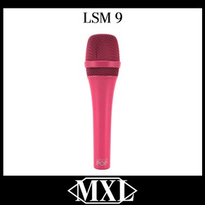 [공식인증점] MXL POP LSM-9 컬러 마이크 보컬용 사회자 공연용 마이크 [핫핑크]_리뷰쿠폰, 핫핑크