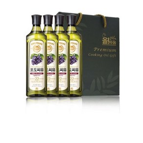 올따옴 사조해표 포도씨유 선물세트 C-1호, 4개, 900ml