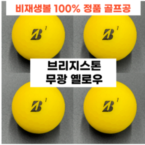 나이스골프 브리지스톤 매트옐로우 A+등급 로스트볼, 10개, 1개