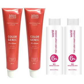 아모스 칼라제닉 잇츠글로우 80ml 산화제포함