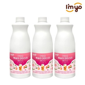 아임요 아이스티 복숭아 베이스 2kg x 3개, 200ml