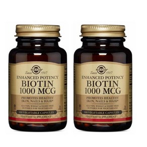 솔가 비오틴 1000mcg 100정 2팩 Solga Biotin, 2개