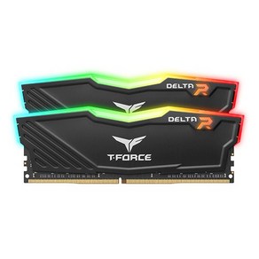 TeamGoup T-Foce DDR4-3200 CL16-20-20 Delta RGB 패키지 서린 (32GB(16Gx2)), 2개