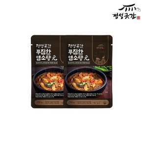 정성곳간 강순의 명인의 푸짐한 염소탕 원 700g 2팩, 없음, 2개