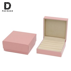 10x10cm 정사각 주얼리 보석함 악세사리 보관함, 1개, 핑크