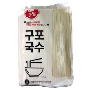 CJ굿딜 구포국수 부드럽고 쫄깃한 식감, 6개, 3kg