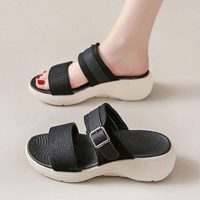 Moden Fashion 여성 심플한 스트랩 슬리퍼 통굽 여름 신발 X63