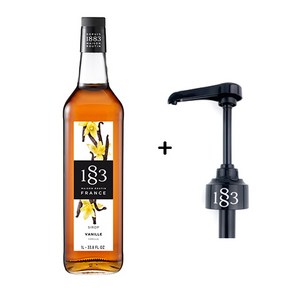 1883메종루틴 바닐라향 시럽 1L+ 시럽펌프, 1L, 1세트