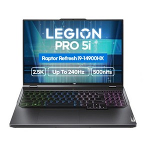 레노버 2024 리전 프로 5i 16IRX9 Plus P3 코어i9 인텔 14세대 지포스 RTX 4070, 오닉스그레이, 8TB, 64GB, WIN11 Home, 83DF001JKR