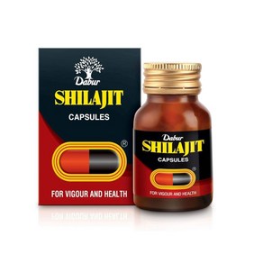 Dabu Shilajit Ayuvedic Capsules  Fo Immunity Vigou Stength Stamina & Powe Pue Shilajit