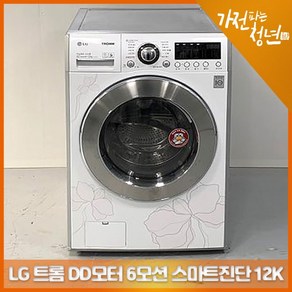 LG 트롬 DD모터 6모션 스마트진단 드럼세탁기 12Kg 중고세탁기, F4233FH5