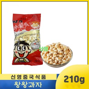 판다중국식품 왕왕 왕자과자 소만투 우유과자, 210g, 4개