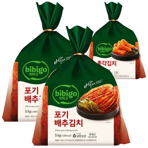 시원 아삭한 비비고 포기김치 10kg + 총각김치 900g, 1세트