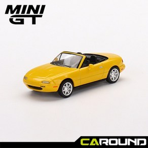 미니지티(392) 1:64 마쯔다 미아타 MX-5 (NA) - 옐로우, 1개