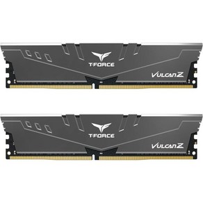 TEAMGROUP TForce Vulcan Z DDR4 32GB Kit 2x16GB 3200MHz PC425600 CL16 데스크탑 메모리 모듈 램 회색 TLZGD432G320