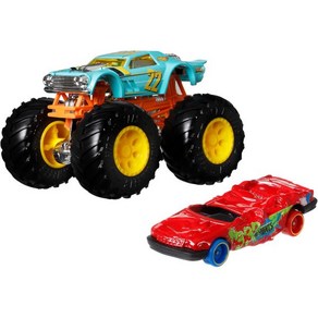 Hot Wheels 장난감 자동차 휠 트랙 몬스터 트럭 164 나이트 시프터, Hot Wheels 장난감 자동차 휠 트랙 유치원 몬스, 1개