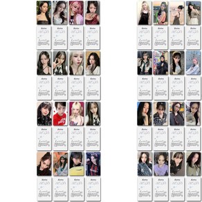 [국내 발송]에스파 포카 카리나 Kaina 개인 셀카 사진 양면 유광 포토카드 32장 48장