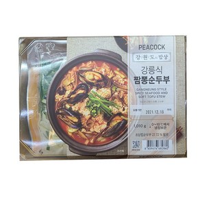 피코크 밀키트 강릉식 짬뽕 순두부, 1개, 1010g