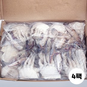 절단꽃게 S M L 2L 3L 450g 꽃게탕 냉동꽃게 냉동게, 450g (L), 4개