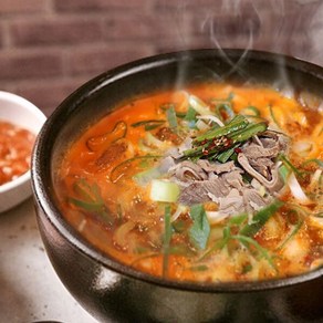 부산 국민시장 옛 진양식당 얼큰 돼지국밥 630g x 5봉