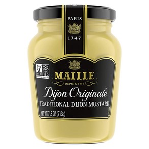 7.5 Ounce (Pack of 1) Dijon Oiginale Maille Mustad Dij 7.5온스(1팩) 디종 오리지널 마이유 머스타드 디종 오리지널 7.5온, 213g, 1개