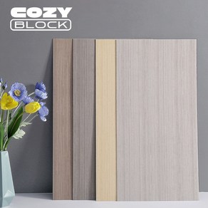 코지블럭 접착식 폼블럭 단열벽지 방수 방오 DIY 셀프 인테리어 60 x 30cm, 10개, 딥 그레이