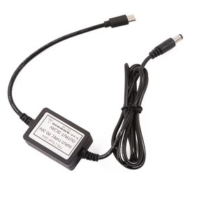 USB Typec PD TODC 전원 어댑터 케이블 PD12V 15V 20V to DC24V 5.5x2.1mm 컨버터, 한개옵션0, 1개