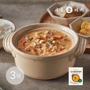 [서울콩비지] 김치 콩비지 찌개 450g x 3 (1.35Kg), 3개