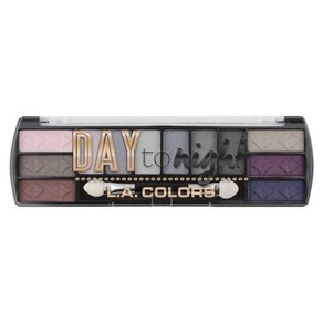 L.A COLORS 낮부터 밤까지 12컬러 아이섀도 팔레트 낮 0.28 Oz, CES431, Evening_1 Count (Pack of 1), 1개, 이브닝