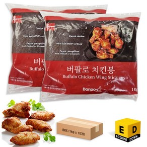 덴포 버팔로 치킨봉, 1kg, 10개