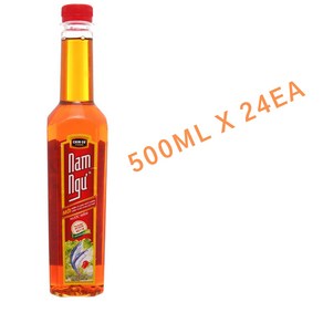 Vmat 베트남 친수 피쉬소스 분짜 느억맘 남늑 nuoc mam nam ngu, 24개, 500ml