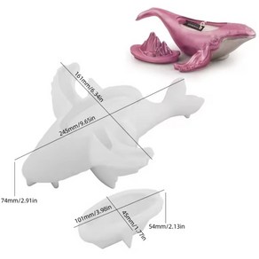 흰수염 고래 실리콘 몰드