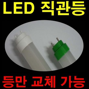 해썹 인증조도개선용 30% 더 밝은 120cm LED 투명 직관램프 간접조명 LED 컨버터 외장형 직관램프 전구색 주광색 형광등 32W 40W 등만교체 호환형 직관램프, 58cm 컨버터외장형 주광색 램프만 12W, 1개