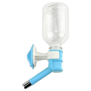마단 걸이용 물병세트 H-523B 베이비블루 330cc 강아지 물병 물통 급수기, 1개
