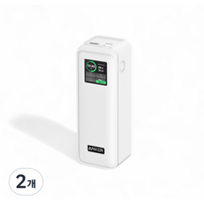 앤커 프라임 27650mAh / 250W 보조배터리 A1340 전용 실리콘 커버 케이스, 2개, 매트 클리어