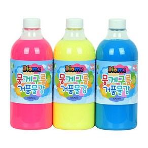 뭉게구름 거품물감 리필 1000ml 3색 - A / 키즈맘아트 거품목욕 오감발달 물감놀이 미술놀이 핑거페인트 유아물감 어린이물감 욕실 버블 드로잉카페 키즈카페 집콕 엄마표미술 홈스, 본품선택