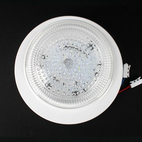 두영 LED 원형직부등 15W, 주광색(하얀빛), 1개