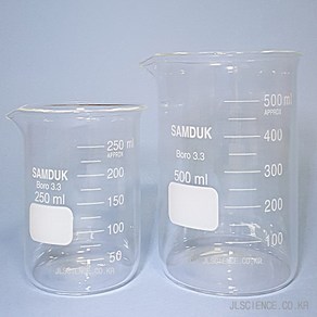 [JLS] 강화유리비이커 Beake 비커 눈금컵 계량컵 실험도구, 01-50ml 1개, 50ml